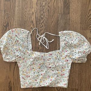 Lucy Paris Cotton Floral Top